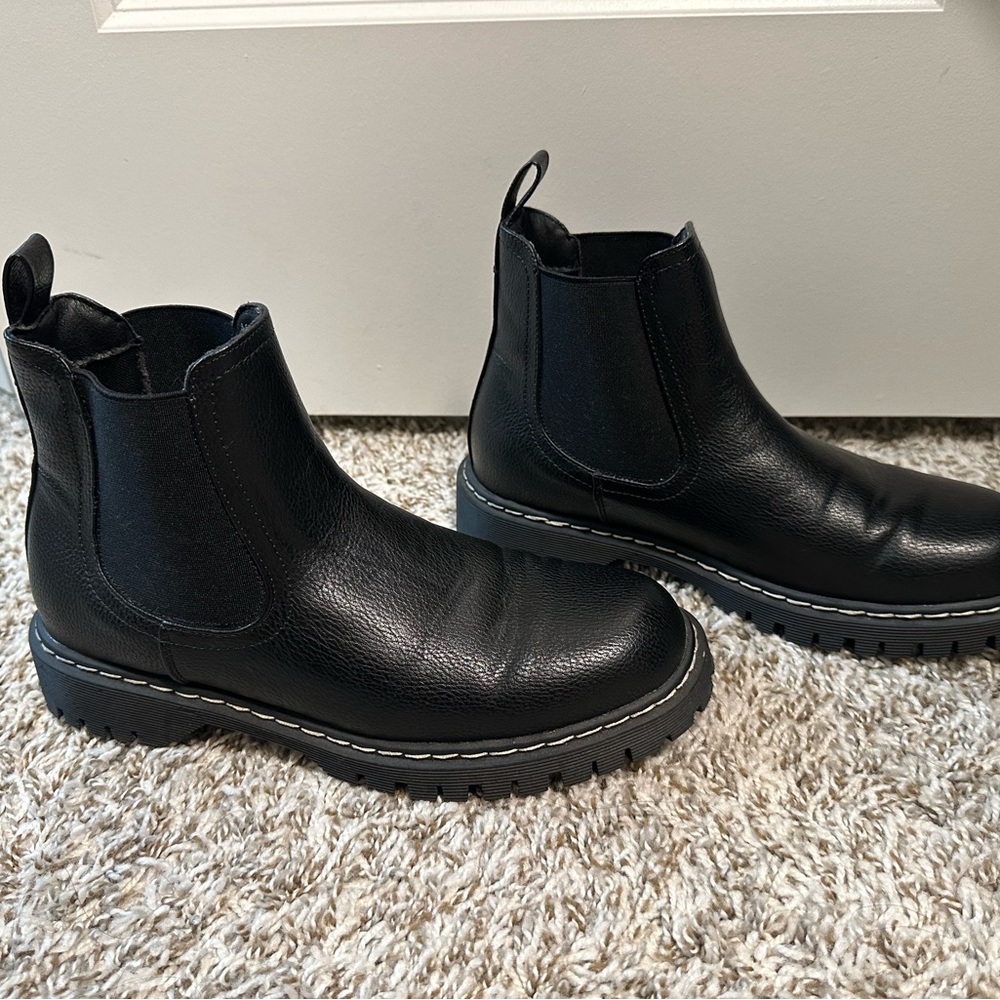 UNIONBAY Black Ankle Ginger Boots